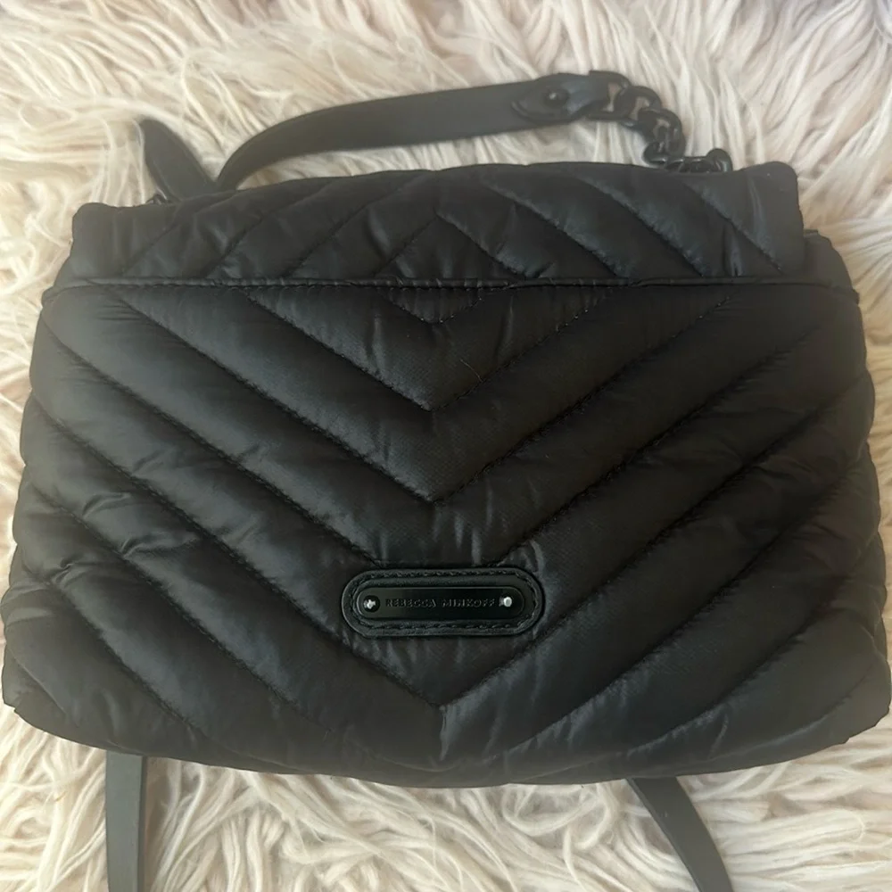 Rebecca Minkoff Black Quilted Women's Bag - Picture 3 of 7